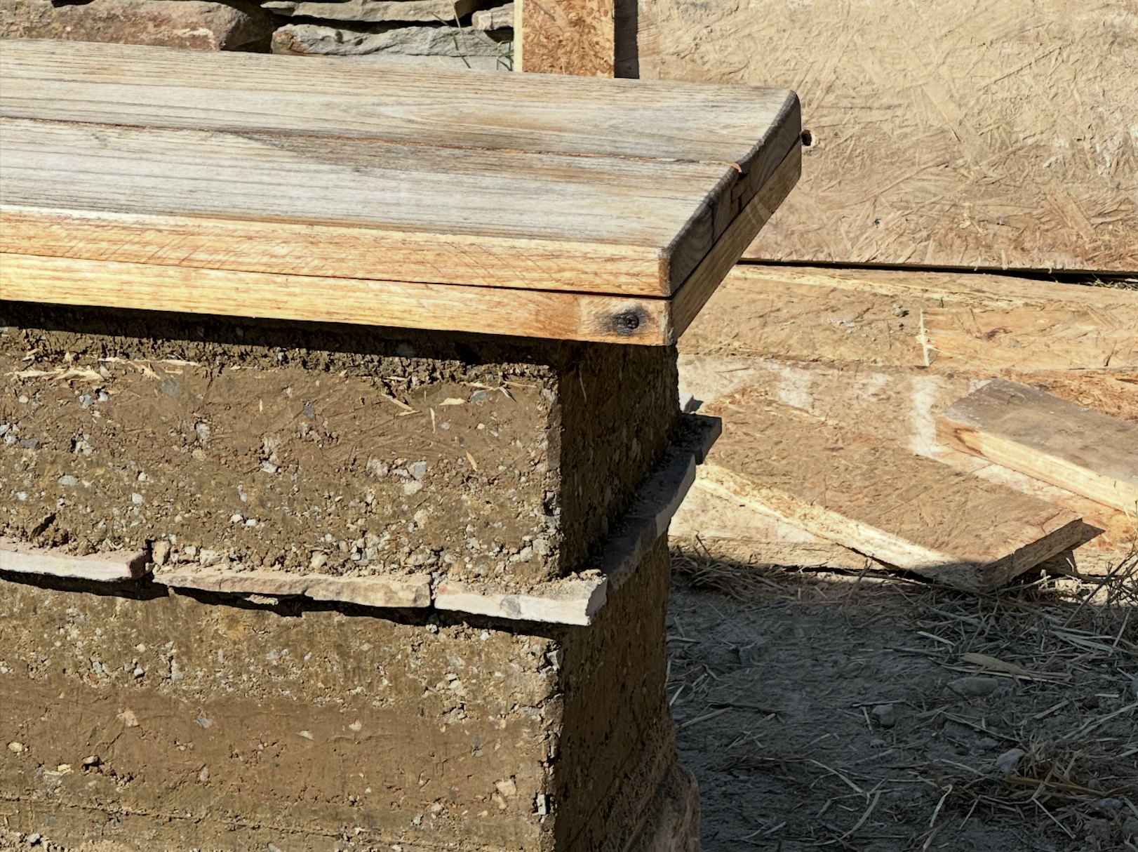 Rammed Earth Bench