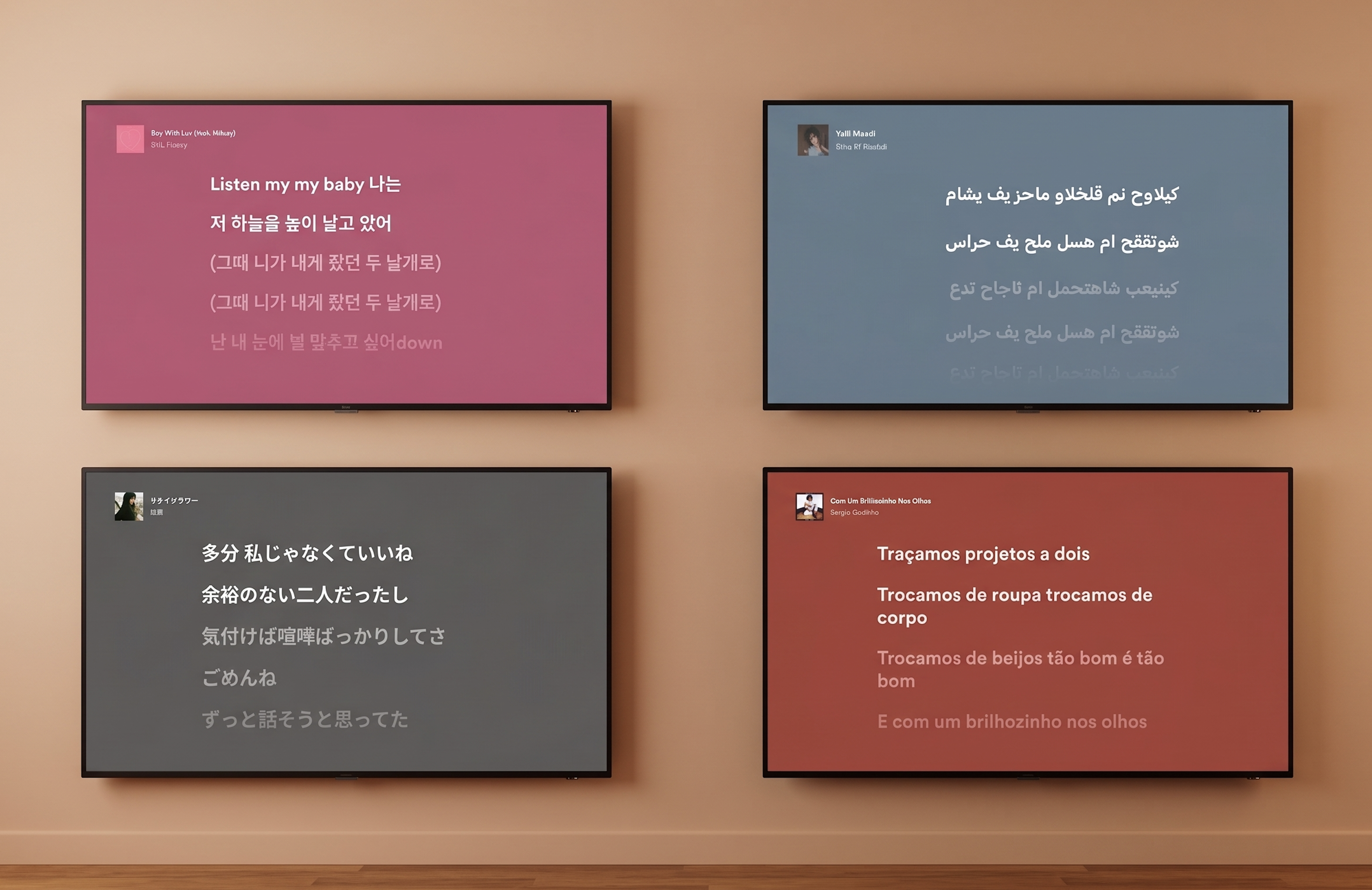 Multi-language layout testing